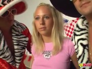 Net69 - Soccer Team Gangbanged a Sexy Blonde Dutch Babe 3/16