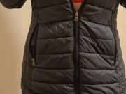 Brazilian bitch wife with black jacket and red garter belt. Crazy to give the pussy. 1/16