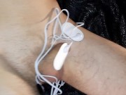 Dominatrix Nika and her slave. Playing with electricity. 10/16