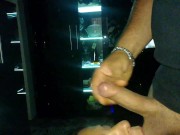 She almost ripped my balls off sucking them so hard. For a reward... a hot sperm! 4/16