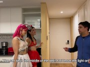 Pelicula y trio despues de la fiesta de Halloween con nuestro amigo... gay? 🤔 ft. Silkyskin 1/16