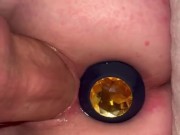 johnholmesjunior fucking Ananas films star Michaela McKenzie with anal toy inside and husband films 10/16