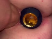 johnholmesjunior fucking Ananas films star Michaela McKenzie with anal toy inside and husband films 8/16