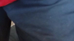 Big Mexican cock throbbing during hangout in Griffith Park