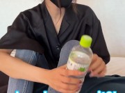 what happens if I tickle you with top of pet bottle?♡ #shorts