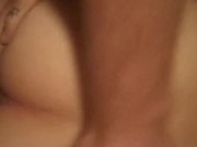 Cute Latina Teen Taking it Up Close from behind HARD! Then finished off in her Mouth!  5/16