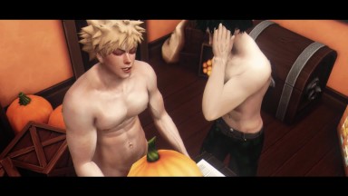 Hero's Halloween 2022 - Pumpkin Pie - Kacchan x Deku - My Hero Academia 3D Animation Parody