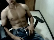 Big dick, hot mouth and shirtless piebald wants to cum. 1/16