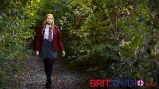 British Dildo - British 18 Year Olds First EVER Porn Scene - The Dildo In The Woods -  RedTube