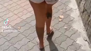 showing my ass outdoors 😱 Tatty Rios | exhibition 