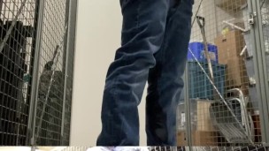 Double view public place self piss