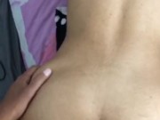 Rico culo de mi novia, al final me corro en ella CASERO  7/16