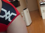 陸上ユニフォーム姿で激しく絶頂　With　極太ディルド＆電マ 1/16