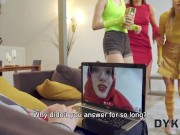 DYKE4K. Foursome of Fun with Kami Yammy, Carolina Sun, Lina Leps 4/16