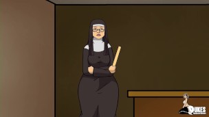 A nun takes BBC in every hole