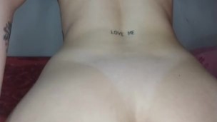 rubbing pussy on pillow