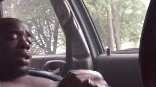 Huge morning nut in the car 👑💦💦💦