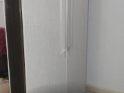 showing butt and stretching after training 15/16