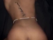 SLIM THICK BUBBLE BUTT EBONY TAKES BACKSHOT POUNDING WHILE HUSBAND IS AT WORK 13/16