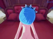 Rem and I have intense sex in the bedroom. - Re:Zero POV Hentai 16/16