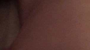 Parents are in the next room, so I masturbate wet pussy quietly