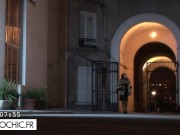 Threesome and anal sex with a pretty brunette 1/16