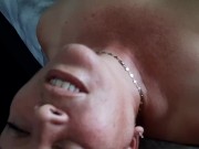 My stepmother likes to jerk me off with her tits. Pt 2. I fuck her doggy style. 16/16