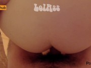 Mi cavalca con il suo culo e mi ricaca la sborra sul cazzo! 💦💦🔥💥🔥💦💦 Pov amatoriale - LolAss 5/16