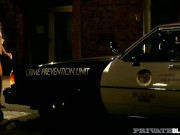 PrivateBlack - Officers Bambi And BBC Catch And Fuck Exhibitionist Sandy! 2/16