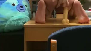 Trying my new toy while my roommate is away