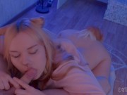 What's happen if you cum into catgirl? Ooops. 6/16