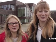 Ersties: In der Universitätsbibliothek wird es heiß mit Holly und Ida 2/16