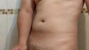 Antes de bañarme un poco de leche para ti