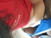 Thick ass Lil-Ryda 😋 bouncing, pretty view phat pussy and thickness 😍  quickie with BBC 13/16