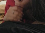 Silk robe and sexy teen mouth swallows huge cumshot 6/16