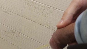 Boy is pissing in toilet / Andris