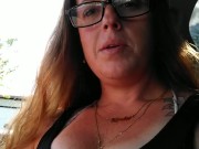 Nerdy Smoking Cigarettes In Truck