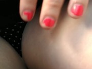 I film down my blouse and up my mini skirt out in public for fans part 5