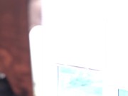 BDSM. Dominatrix whipped a slave who is in shackles. 14/16