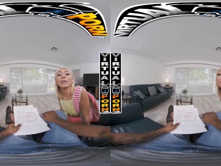 VIRTUAL PORN - Chloe Temple Riding Big Black Cock From Your Point Of View