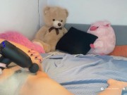 USES A MASSAGER TO BE VIBE HER SLIPPERY PUSSY I PERFECT PUSSY 3/16