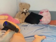 USES A MASSAGER TO BE VIBE HER SLIPPERY PUSSY I PERFECT PUSSY 5/16