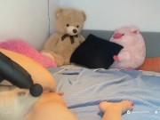 USES A MASSAGER TO BE VIBE HER SLIPPERY PUSSY I PERFECT PUSSY 9/16