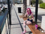 BJRAW Tattooed pink haired hottie Lady Lazarus deepthroats a big dick 1/16