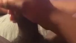 Boy Plays With Black Cock And Cums