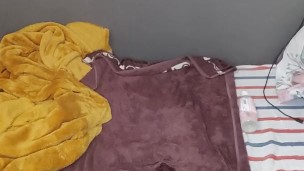 Masturbate with the vacuum pump on dick and dildo