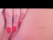 Flashing and pussy play in nylons on my friend’s couch!  16/16