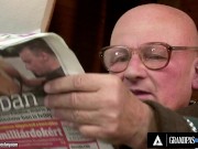 GrandpasFuckTeens - Hot Teen Offers Her Wet Pink Pussy To A Horny Old Man 1/16