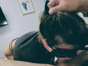 Extreme deepthroat fuck pov babe love extreme and hard blowjobs 3/16