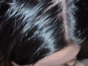 Tattooed & Pierced Latina Sucking White Cock 16/16